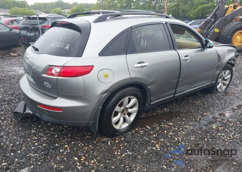 2004 Infiniti Fx35 z USA, uszkodzony, nr VIN JNRAS08WX4X220699